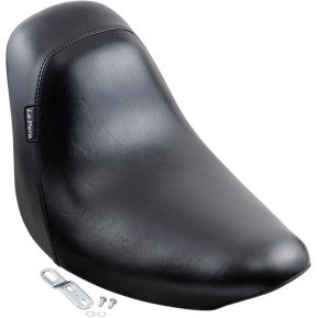 LE PERA - BARE BONES SOLO SEAT - BLACK, SMOOTH - '06-17 SOFTAIL