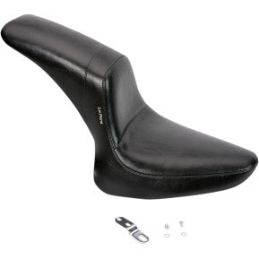 LE PERA - DAYTONA 2-UP SEAT - BLACK, SMOOTH - '06-17 SOFTAIL