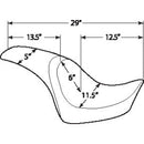 DRAG - PREDATOR 2-UP SEAT - SMOOTH, SOLAR REFLECTIVE LEATHER - '00-07 FXSTD-3
