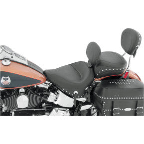 MUSTANG - WIDE STYLE REAR SEAT - STUDDED - '00-15 SOFTAIL