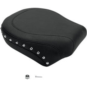 MUSTANG - WIDE STYLE REAR SEAT - STUDDED VINYL - '06-17 SOFTAIL
