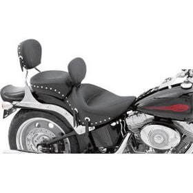 MUSTANG - WIDE STYLE REAR SEAT - STUDDED - '06-17 SOFTAIL - 0