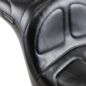 LE PERA - MAVERICK DADDY LONG LEGS SEAT - BLACK, STITCHED - '06-17 SOFTAIL - 0