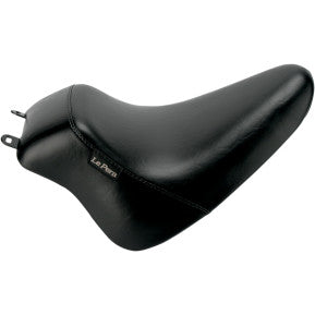 LE PERA - BARE BONES UPFRONT SOLO SEAT - BLACK, SMOOTH - '08-17 EFI FLSTNI & EFI FLSTCI