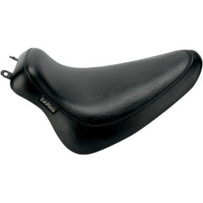 LE PERA - SILHOUETTE SOLO SEAT - BLACK, SMOOTH - '08-17 EFI FLSTN & EFI FLSTCI