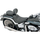 DRAG - SOLO SEAT WITH EZ GLIDE II BACKREST OPTION - FLAME STITCH, SOLAR REFLECTIVE LEATHER-2