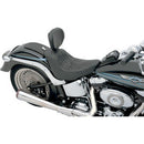DRAG - SOLO SEAT WITH EZ GLIDE II BACKREST OPTION - FLAME STITCH, SOLAR REFLECTIVE LEATHER-3