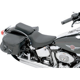 DRAG - SOLO SEAT - SMOOTH, SOLAR REFLECTIVE LEATHER - '00-17 SOFTAIL