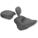 MUSTANG - WIDE STYLE SOLO SEAT WITH REMOVABLE BACKREST - BLACK, VINTAGE - '11-17 FXS, FLS, & FLSS-4