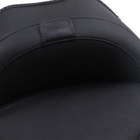MUSTANG - WIDE STYLE SOLO SEAT WITH REMOVABLE BACKREST - BLACK, VINTAGE - '11-17 FXS, FLS, & FLSS - 0
