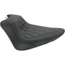MUSTANG - WIDE TIPPER FRONT SOLO SEAT - BLACK, DIAMOND STITCH - '11-17 FXS, FLS, & FLSS-1