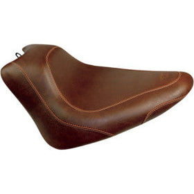 MUSTANG - WIDE TRIPPER SOLO SEAT - BROWN, VINTAGE - '11-17 FXS, FLS, & FLSS