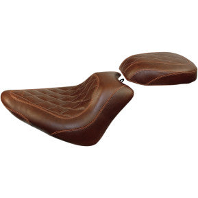 MUSTANG - WIDE TRIPPER SOLO SEAT - BROWN, DIAMOND STITCH - '11-17 FXS, FLS, & FLSS - 0