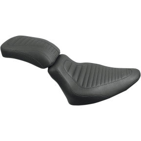 MUSTANG - TRIPPER SYNTHETIC LEATHER SOLO SEAT - TUCK AND ROLL - '00-17 SOFTAIL - 0