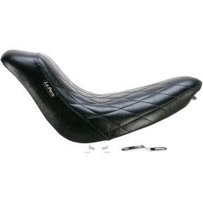 LE PERA - BARE BONES SOLO SEAT - DIAMOND STITCH - '06-17 SOFTAIL
