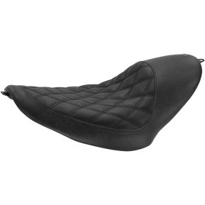 RSD - TRACKER FENDER SOLO SEAT - BOSS, DIAMOND STITCH WITH METAL LOGO - '00-17 SOFAIL - 0