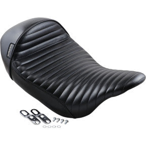 LE PERA - CAFE STUBS SOLO SEAT - BLACK PLEATED - '08-'20 TOURING