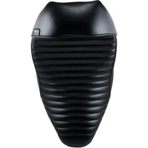 LE PERA - CAFE STUBS SOLO SEAT - BLACK PLEATED - '08-'20 TOURING