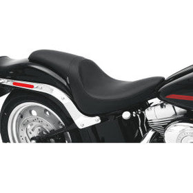 DRAG - PREDATOR 2-UP SEAT - SMOOTH, NON-SOLAR REFLECTIVE LEATHER - '01-17 SOFTAIL - 0