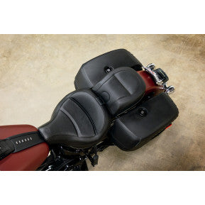 MUSTANG - MAX PROFILE TOUR SOLO SEAT - WITH DRIVERS BACKREST - ORIGINAL STYLE - '18-20 FLDE & FLHC - 0