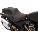 DRAG - PREDATOR III SEAT - DOUBLE DIAMOND, RED THREAD - FXFB-2