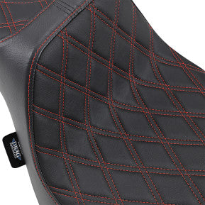 DRAG - PREDATOR III SEAT - DOUBLE DIAMOND, RED THREAD - FXFB