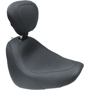MUSTANG - WIDE TRIPPER FRONT SEAT WITH BACKREST - BLACK, VINTAGE - '18-20 FXFB & FXFBS