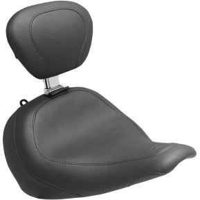 MUSTANG - WIDE TRIPPER SEAT WITH BACKREST - BLACK, VINTAGE - '1820 FLFB & FLFBS