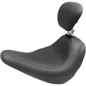 MUSTANG - WIDE TRIPPER FRONT SEAT WITH BACKREST - BLACK, VINTAGE - '18-20 FLSB & FXLR