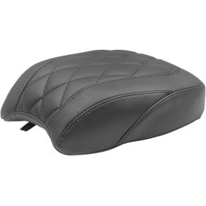 MUSTANG - WIDE TRIPPER REAR SEAT - BLAC, DIAMOND STITCH - '18-20 FLDE, FLHC, & FLHCS