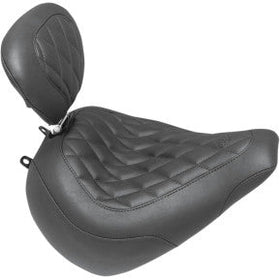 MUSTANG - WIDE TRIPPER FRONT SEAT - BLACK, DIAMOND STITCH - '18-20 FXBR & FXBRS