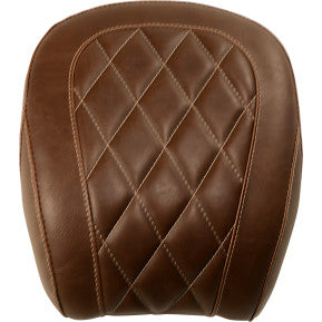MUSTANG - WIDE TRIPPER REAR SEAT - BROWN, DIMAOND STITCH - '18-20 FLDE, FLHC, & FLHCS