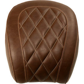 MUSTANG - WIDE TRIPPER REAR SEAT - BROWN, DIMAOND STITCH - '18-20 FLDE, FLHC, & FLHCS