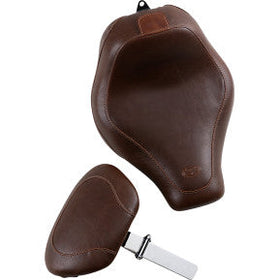 MUSTANG - WIDE TRIPPER FRONT SEAT WITH BACKREST - BROWN, VINTAGE - '18-20 FXBB & FXBRS