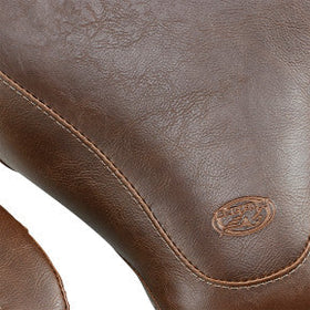 MUSTANG - WIDE TRIPPER FRONT SEAT WITH BACKREST - BROWN, VINTAGE - '18-20 FXBB & FXBRS
