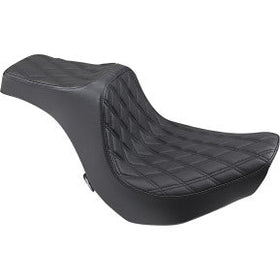DRAG - PREDATOR III SEAT - DOUBLE DIAMOND, BLACK THREAD - '18-20 SOFTAIL