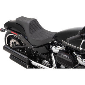 DRAG - PREDATOR III SEAT - DOUBLE DIAMOND, BLACK THREAD - '18-20 SOFTAIL - 0