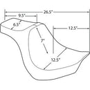 DRAG - PREDATOR III SEAT - DOUBLE DIAMOND, SILVER THREAD - '18-20 SOFTAIL-4