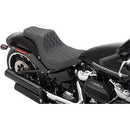 DRAG - PREDATOR III SEAT - DOUBLE DIAMOND, SILVER THREAD - '18-20 SOFTAIL-3