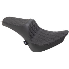 DRAG - PREDATOR III SEAT - DOUBLE DIAMOND, BLACK THREAD - '00-17 SOFTAIL