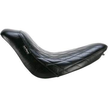 Le Pera Bare Bones Solo Seat Diamond Stitch Black Softail '06-'17