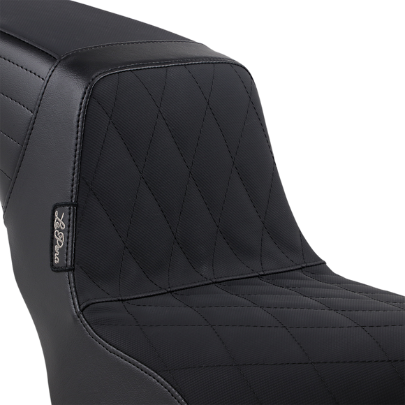 Le Pera Kickflip Seat Diamond w/ Gripp Tape Black Softail '18-'23