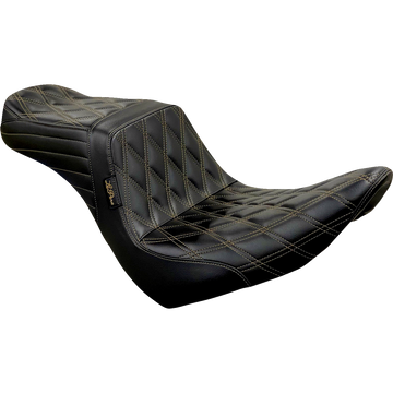 Le Pera Tailwhip Seat Diamond w/ Chestnut Stitching Black FXLR/FLSB '18-'23