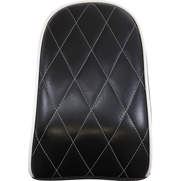 Le Pera Bare Bones Pillion Pad Diamond Black w/ White Stitch FL/FX '18-'22