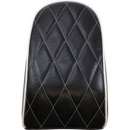 Le Pera Bare Bones Pillion Pad Diamond Black w/ White Stitch FLFB/S '18-'23