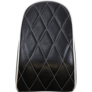 Le Pera Bare Bones Pillion Pad Diamond Black w/ White Stitch FLFB/S '18-'23