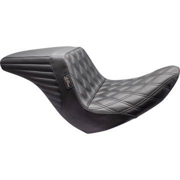 Le Pera Kickflip Up Front Seat Double Diamond Black FL/FX '18-'24