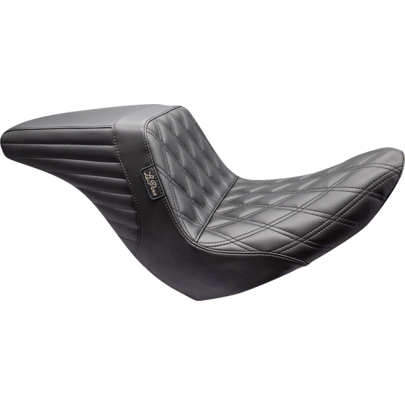 Le Pera Kickflip Up Front Seat Double Diamond Black FL/FX '18-'24