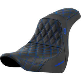 Saddlemen Pro Series Sdc Performance Seat W/O Backrest Blue Stitch FL/FX '18-'20