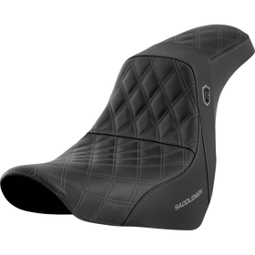 Saddlemen Pro Series Sdc Performance Seat W/O Backrest Gray Stitch FL/FX '18-'20